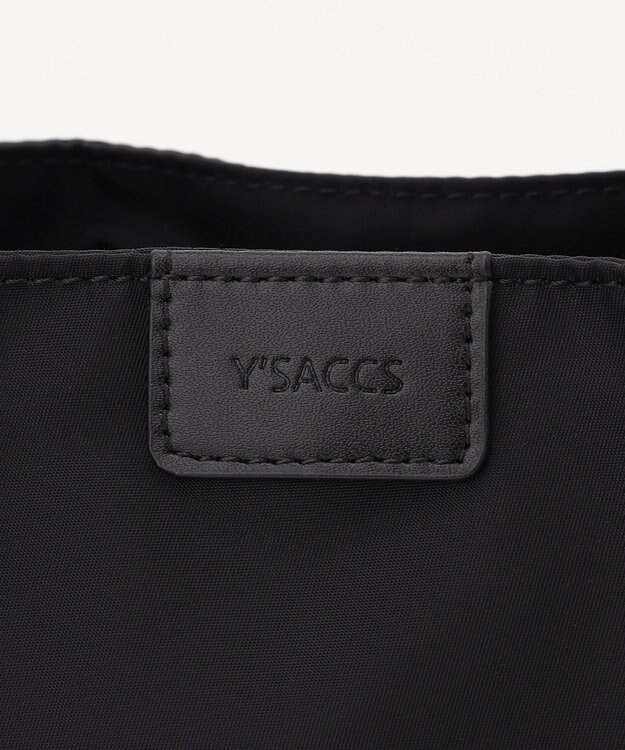 Y'SACCS 【大人のおしゃれ手帖10月号掲載】市川実和子×Y'SACCS　ナイロンすっきりミニマムトート ブラック