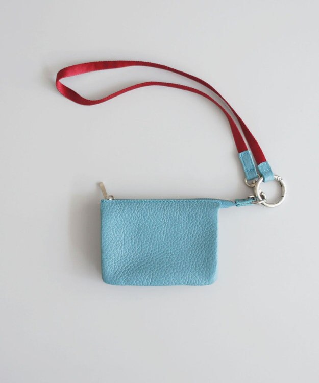TIDEWAY MONTH WALLET WITH CORD ストラップ付きウォレット ターコイズ
