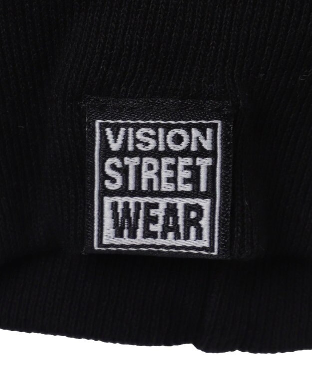 WEGO 【ユニセックス着用ITEM】別注VISIONグラフィックスリーブプリントT（LS） ブラック