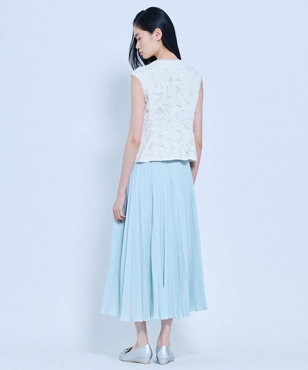 TOCCA SWEET LACE GILET ジレ アイボリー系