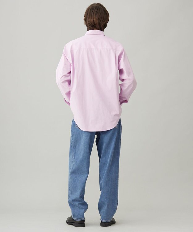 UNFILO MENS 【メンズノンノWEB掲載】コンフォートシャツ レギュラーカラー ピンク