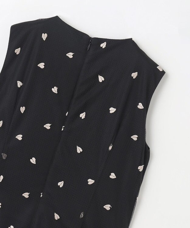 GRACE CONTINENTAL 刺繍レースドレス ブラック