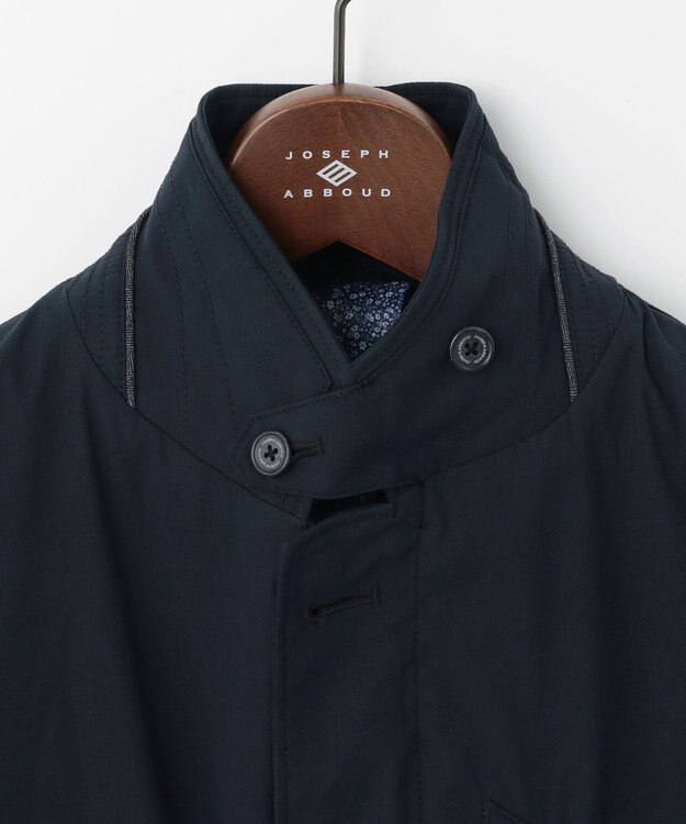 JOSEPH ABBOUD パワーストレッチワッシャー ブルゾン ネイビー系