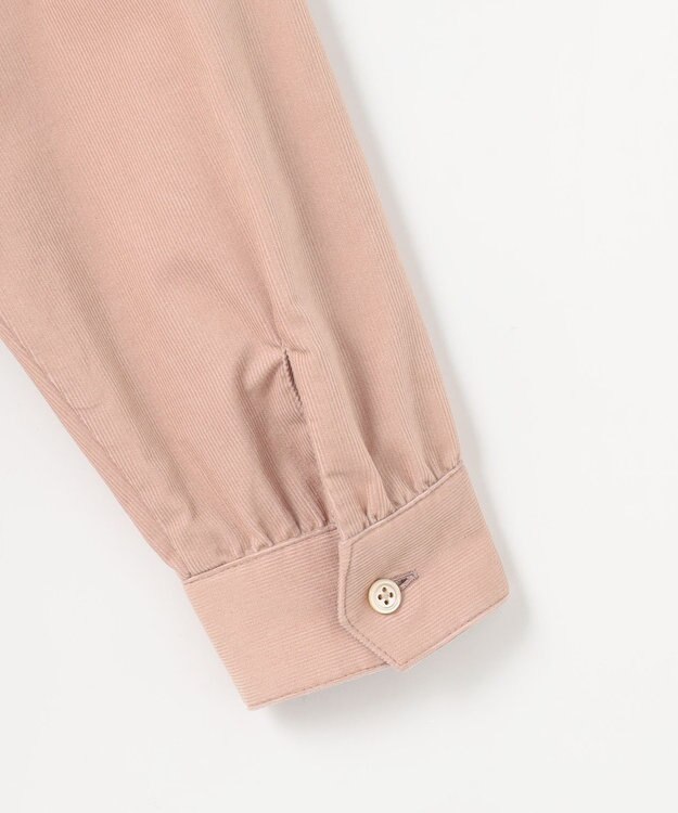J.PRESS LADIES スプリングシャツコール コーデュロイ シャツ ピンク系