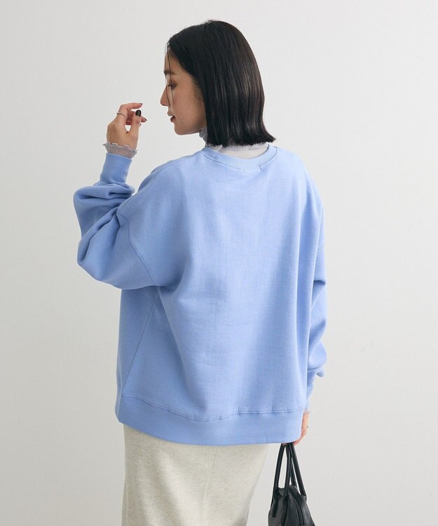 Green Parks 裏起毛アソートロゴプルオーバー Blue