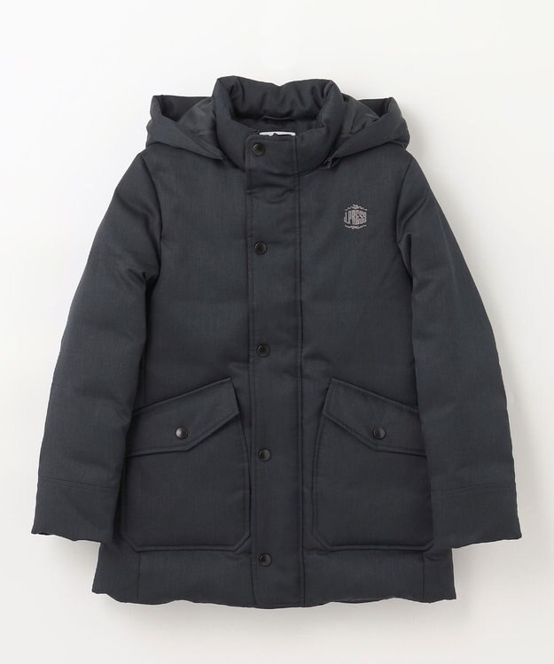J.PRESS KIDS 【140-170cm】ウールライクヘリンボーン コート ネイビー系