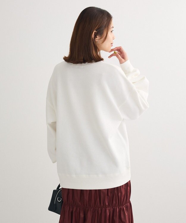 Green Parks 裏起毛アソートロゴプルオーバー Off White