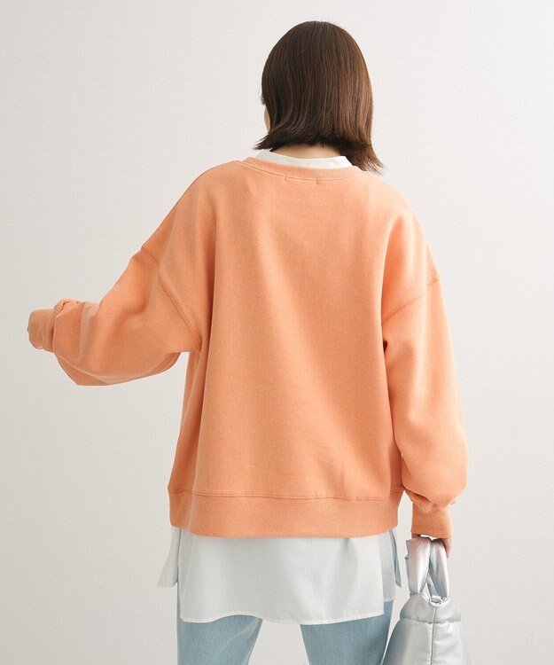 Green Parks 裏起毛アソートロゴプルオーバー Orange