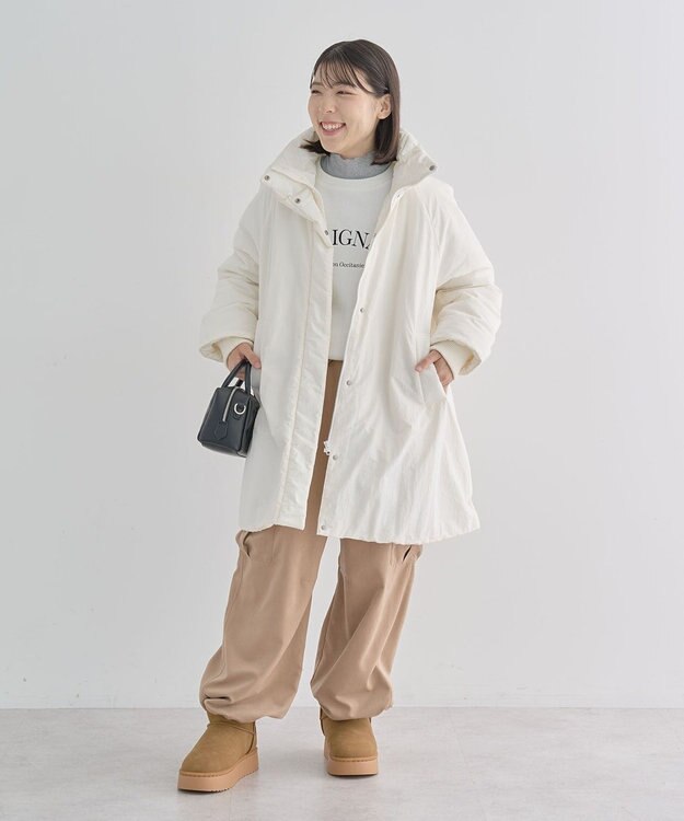 Green Parks 裏起毛アソートロゴプルオーバー Off White