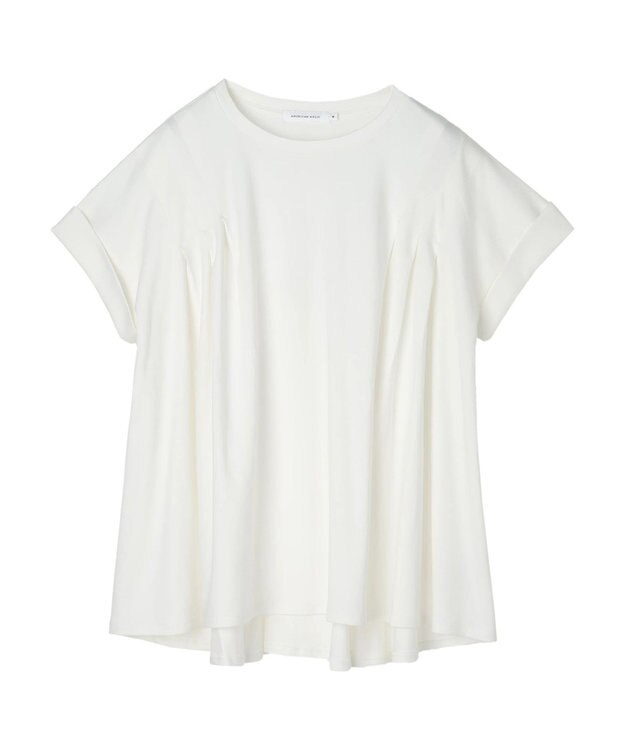 AMERICAN HOLIC フレアヘムフレンチスリーブカットプルオーバー Off White