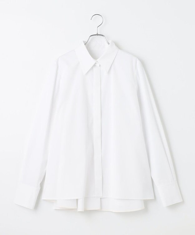 #Newans 【ANSWER for Co-Creation】バックフレアシャツ ホワイト系