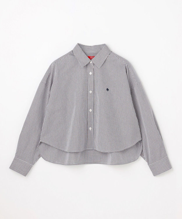 ANY 【POLO BCS別注】プレッピークロップドシャツ ブラウンチェック
