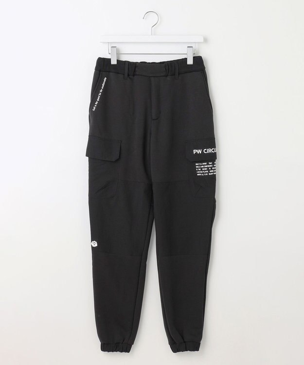 PW CIRCULUS 【MEN】裏毛カーゴジョガーパンツ ブラック系