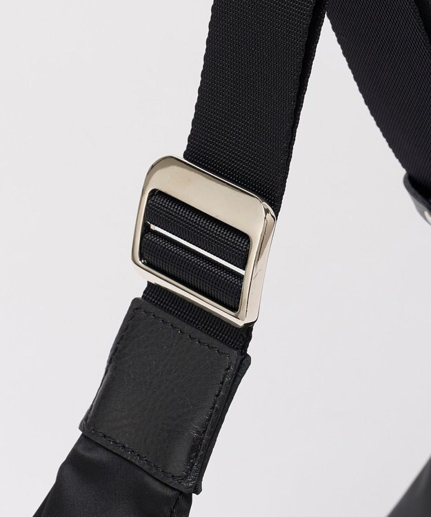 russet ラウンドビッグショルダーバッグ(CE-1292) Black2（シルバー金具）