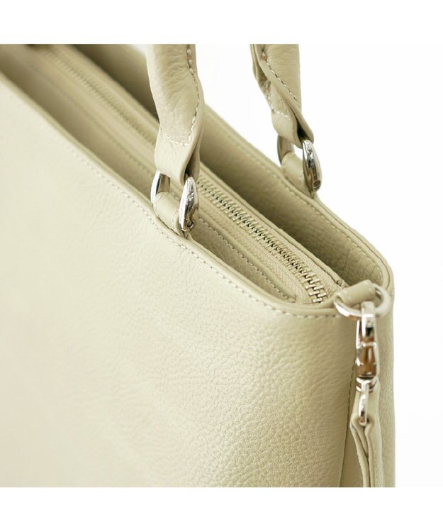 IBIZA リンピード　牛革　2WAYバッグ アイボリー