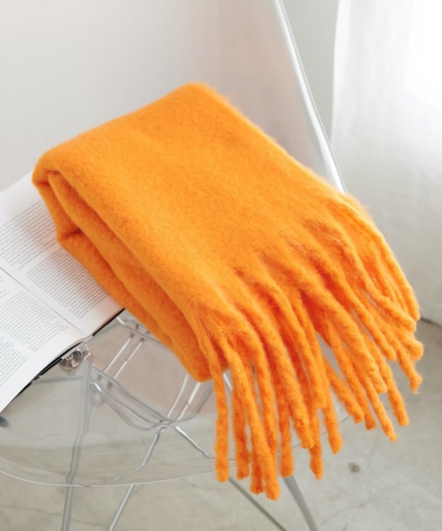 WEGO ワイドフリンジストール オレンジその他