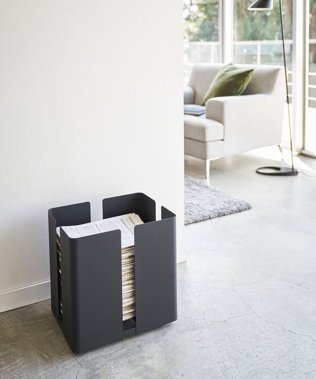 tower キャスター付きニューズラック タワー  ブラック ブラック