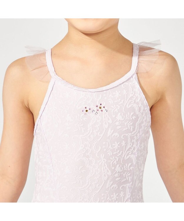 Chacott キャミソールレオタード ラベンダー