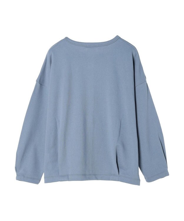 CRAFT STANDARD BOUTIQUE 裏毛リングドットカーディガン Sax