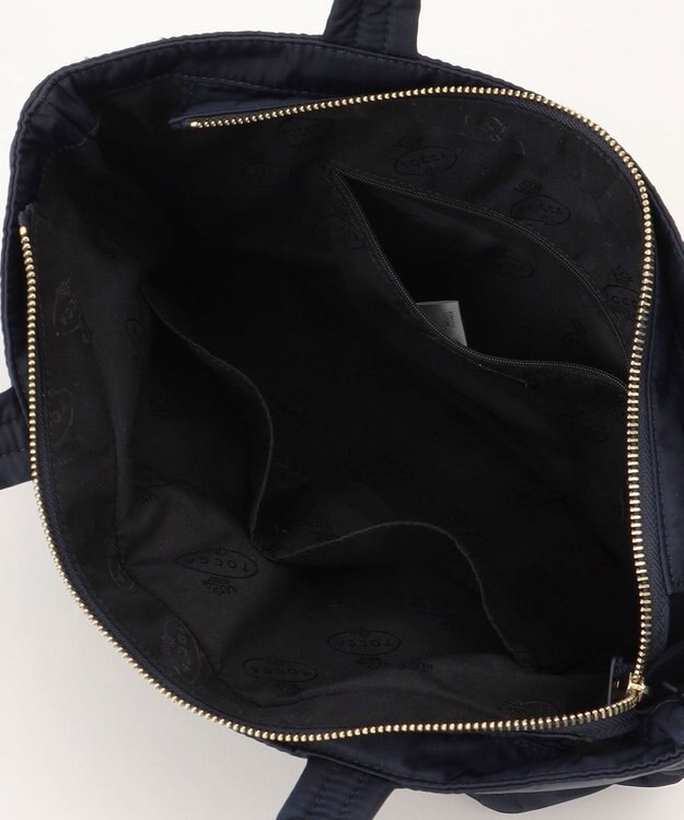 TOCCA 【A4サイズ対応・撥水】CHECKER CLOVER QUILTBAG キルトバッグ ネイビー系