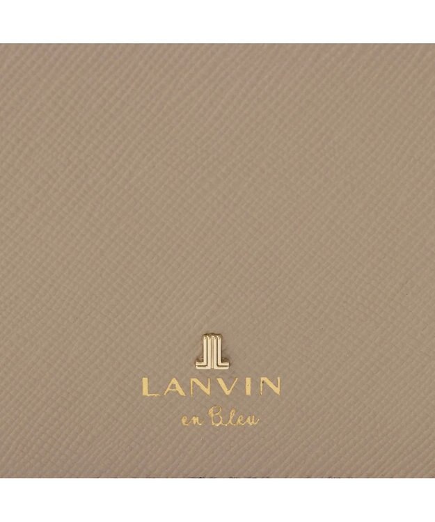 LANVIN en Bleu リュクサンブール 二つ折りコンパクト財布 オールドローズ