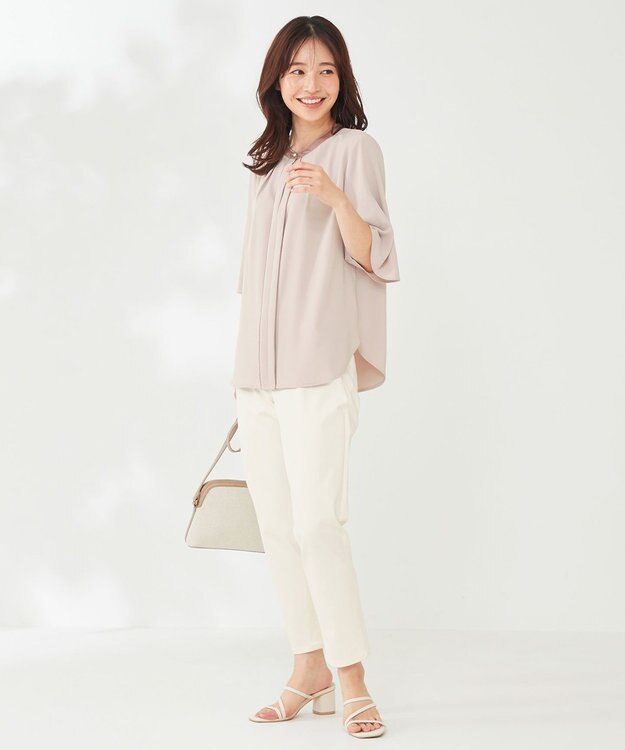 ANY SIS 【撥水加工】エバービューティ パンツ オフホワイト