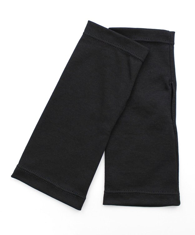 ORuKuBET 【WOMEN】ORGANIC COTTON リストカバー ＜ショートタイプ＞【 UVカット・オーガニックコットン・日本製 】 ブラック