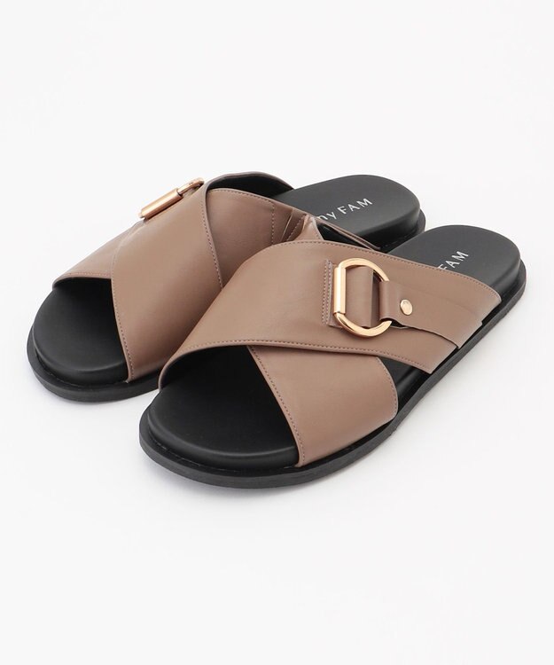 ANY ベルトサンダル モカ