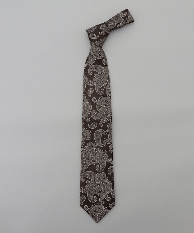 GOTAIRIKU GOTAIRIKU別注【MANTERO SETA/マンテロ・セタ】ネクタイ_ペイズリー ダークブラウン系4