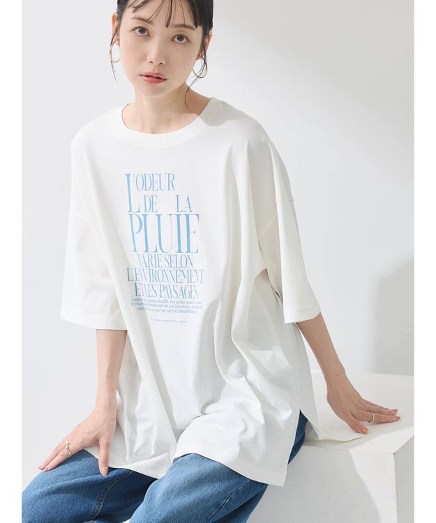 earth music&ecology Ｌ’ｏｄｅｕｒ　ルーズＴ Off White