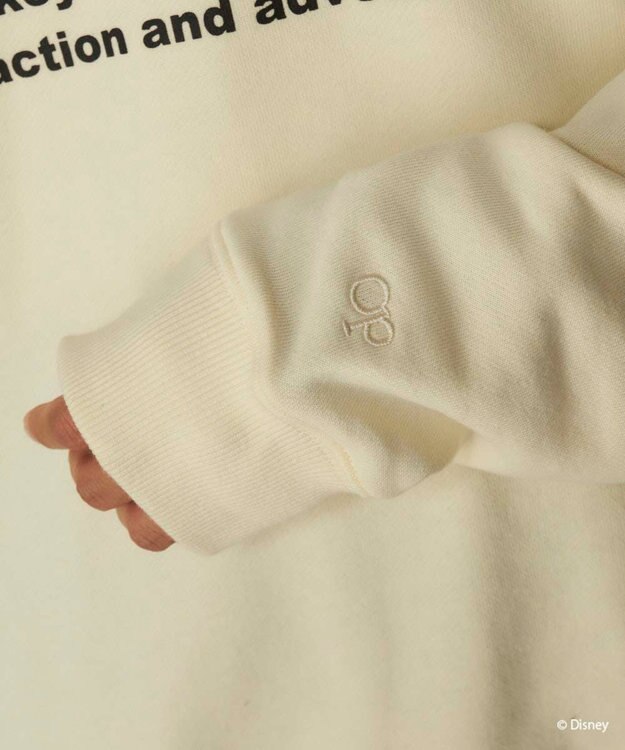 OP／FILA 【ocean pacific】ミッキー/裏毛クルースウェット【Disney/ディズニー】 アイボリー