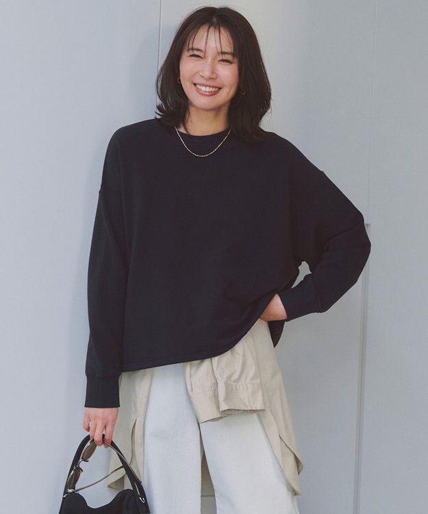 UNFILO L 【WEB限定カラー】コットン オーバーシャツ [WEB限定]ベージュ