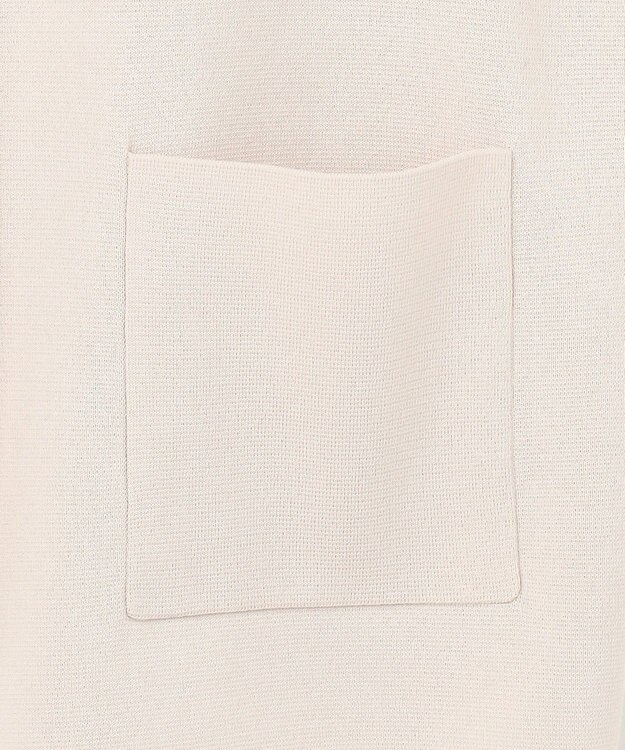 J.PRESS LADIES 【洗える】Cotton Acetate ニット ジャケット ベージュ系
