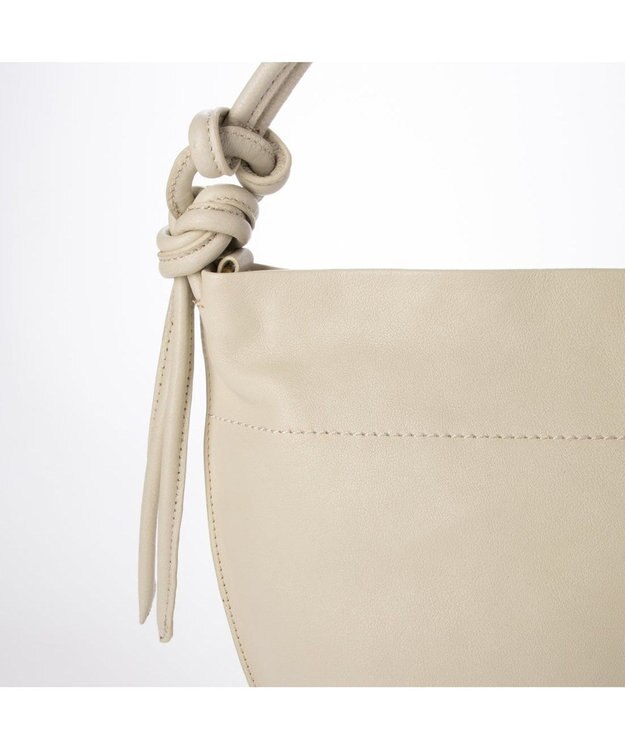 UNBILLION アトランタ ATLANTA / 牛革ロープハンドル2wayショルダーS アイボリー