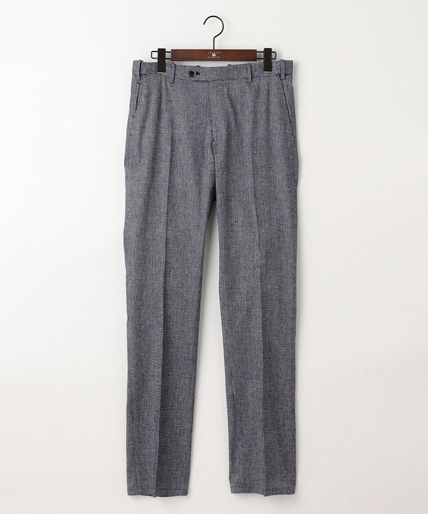 JOSEPH ABBOUD 【ウエストも伸びる！/清涼/軽量/ストレッチ】ハイパワードライストレッチ パンツ ネイビー系