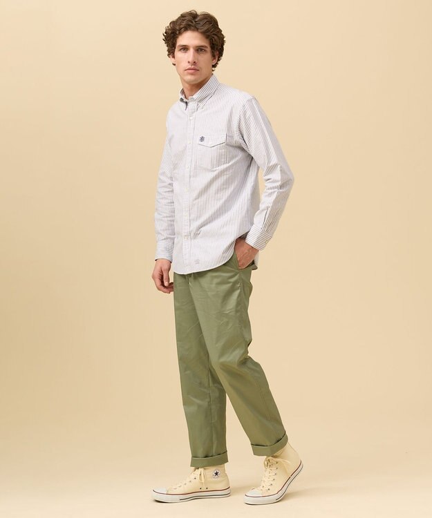 J.PRESS MEN 【KING SIZE】【IVY SHIRTS / 8色展開】オックスフォードオーバル シャツ /B.D. ネイビー系1