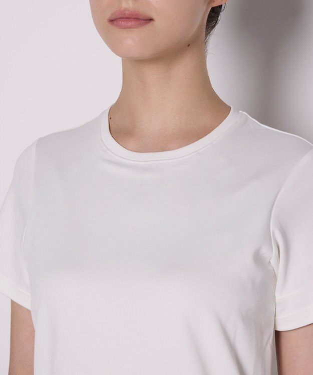 WACOAL 【一般医療機器】 リカバリーウェア 【＆RECOVERY】 ブラトップ カップ付きTシャツ 疲労回復 血行促進 筋肉のコリ改善 上向きのバストライン 3分袖 半袖 レディース CKC710 /ワコール ホワイト