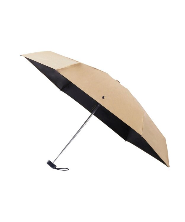 MOONBAT 【WEB限定セット/UV遮蔽率100％】POLO RALPH LAUREN （ポロ ラルフローレン）サコッシュ付き 晴雨兼用 折りたたみ傘 ポロポニー ベージュ