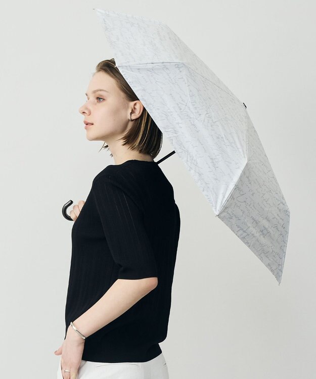 ICB 【30th ANNIVERSARY】晴雨兼用 折りたたみ傘 オフホワイトベース