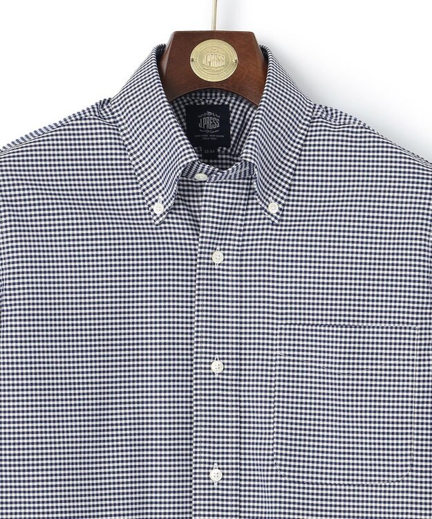 J.PRESS MEN 【WEB限定】ギンガムチェックシャツ/B.D ネイビー系3