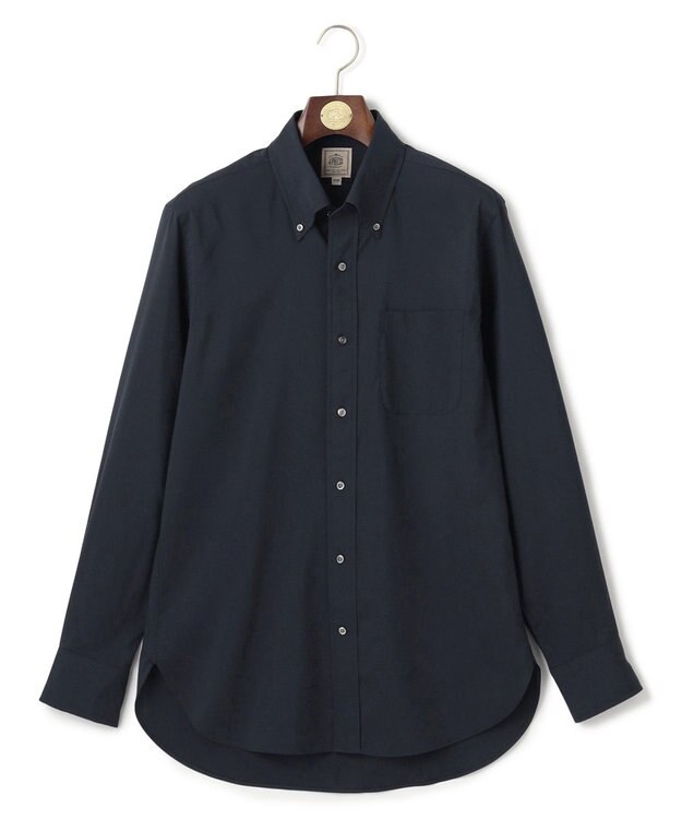 J.PRESS MEN 【接触冷感 / 吸水速乾 / UVカット】【SOFTCOOL ACTIVE】 オックスフォード ドレスシャツ / B.D. ネイビー系