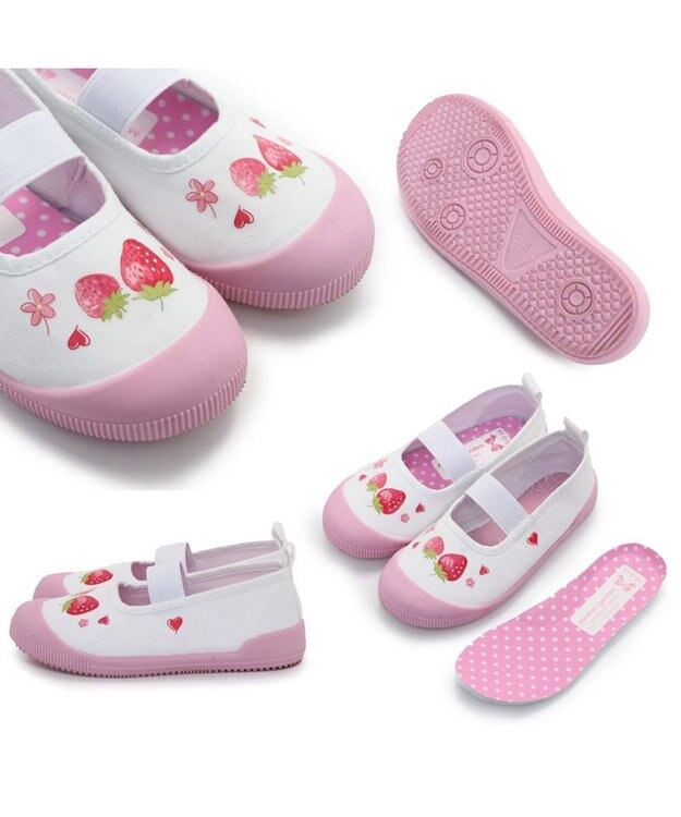 Mother garden マザーガーデン  上履き  野いちご《14/15/16/17/18/19cm》 野いちご