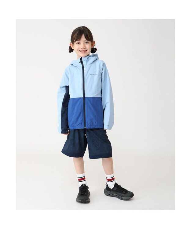 Columbia Columbia/ 【KIDS】テイバートレイルウィンドブレイカー /コロンビア Ripple Blue、 Coll Navy、 Mountain Blue