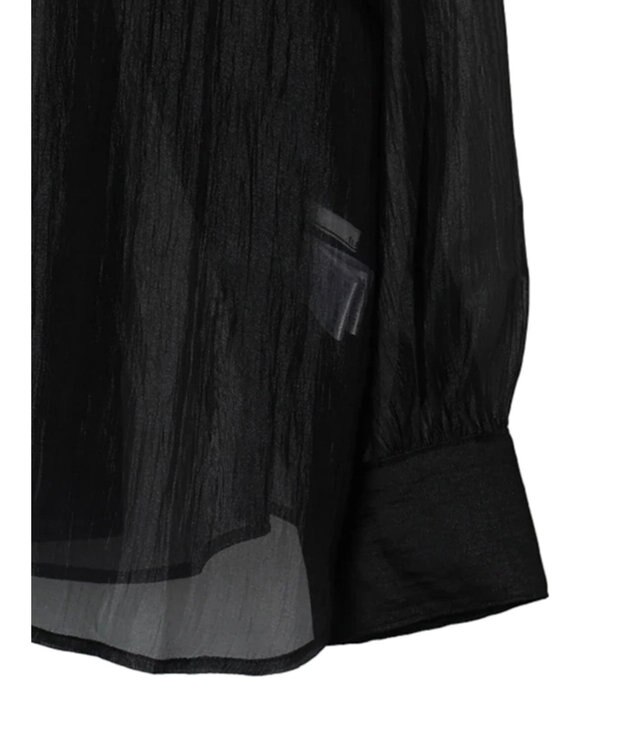 Green Parks ・ＥＬＥＮＣＡＲＥ　ＤＵＥ　シアーバックリボンチュニック Black