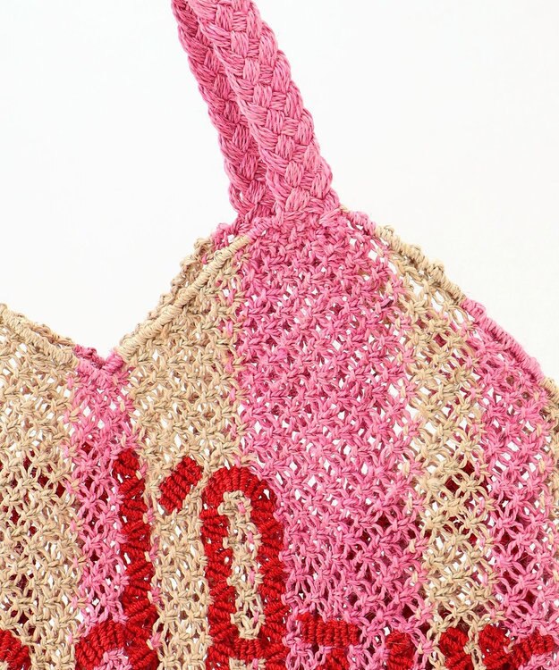 GRACE CONTINENTAL the Jacksons ジュートバッグL ピンク