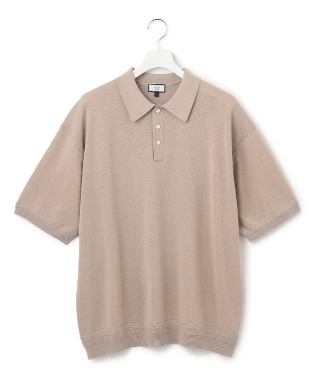 J.PRESS YORK STREET 【UNISEX】ニットポロシャツ ベージュ系