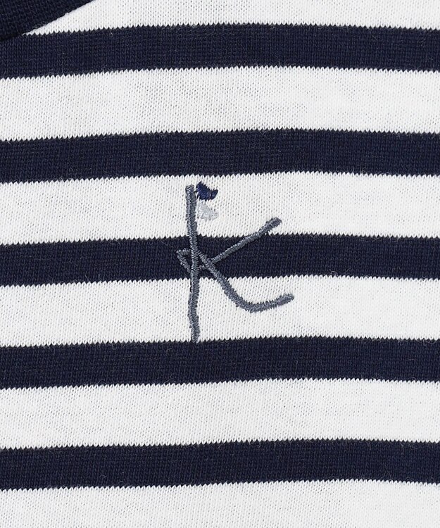 組曲 KIDS 【110-140㎝】ENOSUI Border Tシャツ ネイビー系1