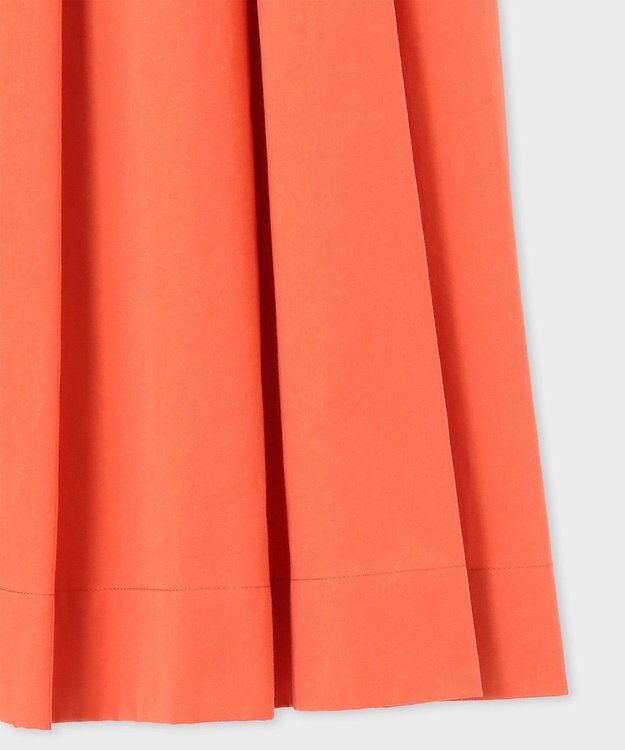 Paul Smith ピーチコットン プリーツスカート オレンジ