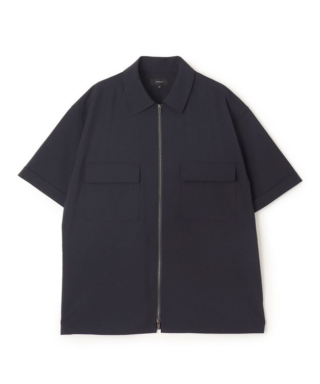 JOSEPH HOMME ハイツイストボイル CPOシャツ ネイビー系