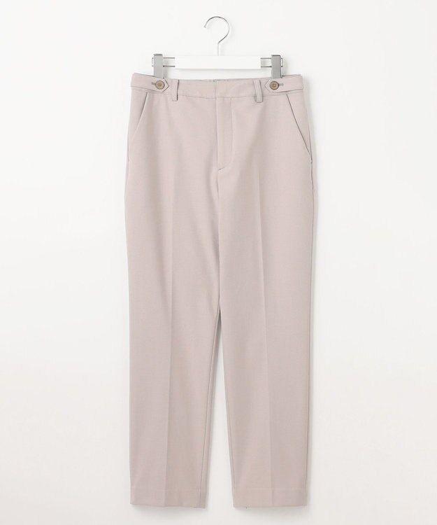 J.PRESS LADIES S 【洗える】2way thermoサキソニー テーパード パンツ ベージュ系